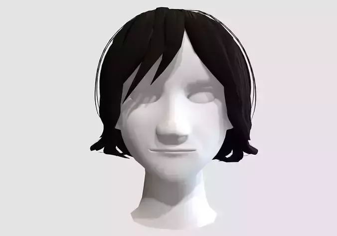 male bangs hairstyle 