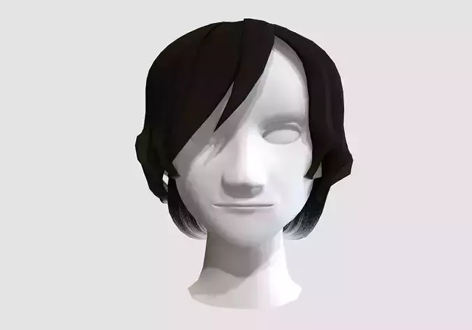 long bangs hairstyle 