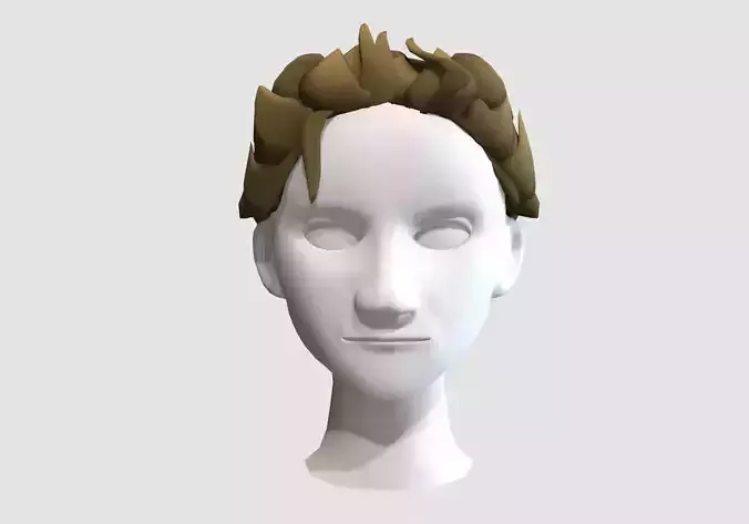 cartoon male hairstyle 