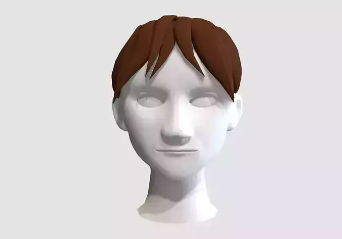 bangs male hairstyle 