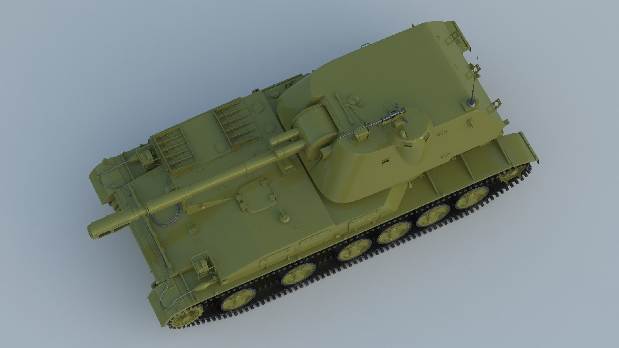 2S3 Akatsiya 3D model_8
