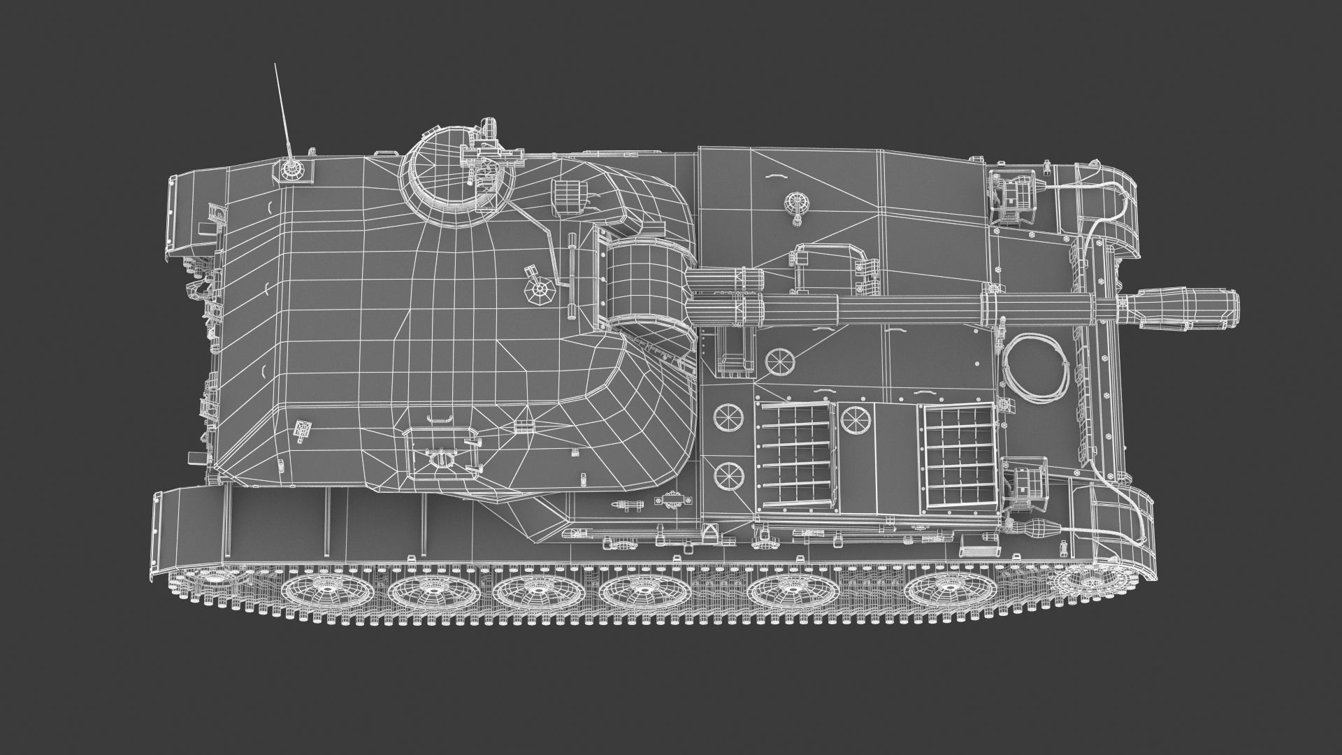 2S3 Akatsiya 3D model_29