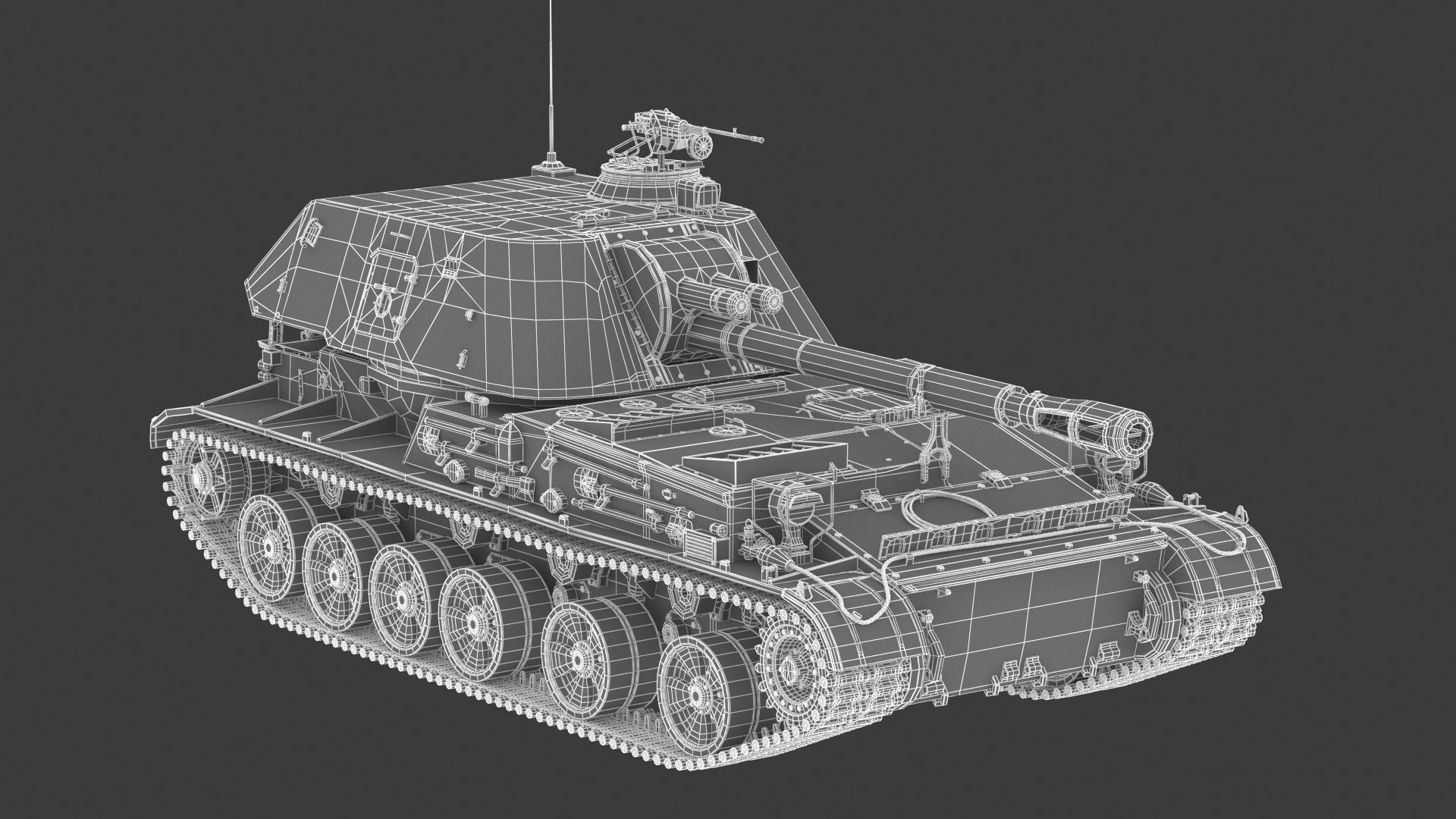 2S3 Akatsiya 3D model_22