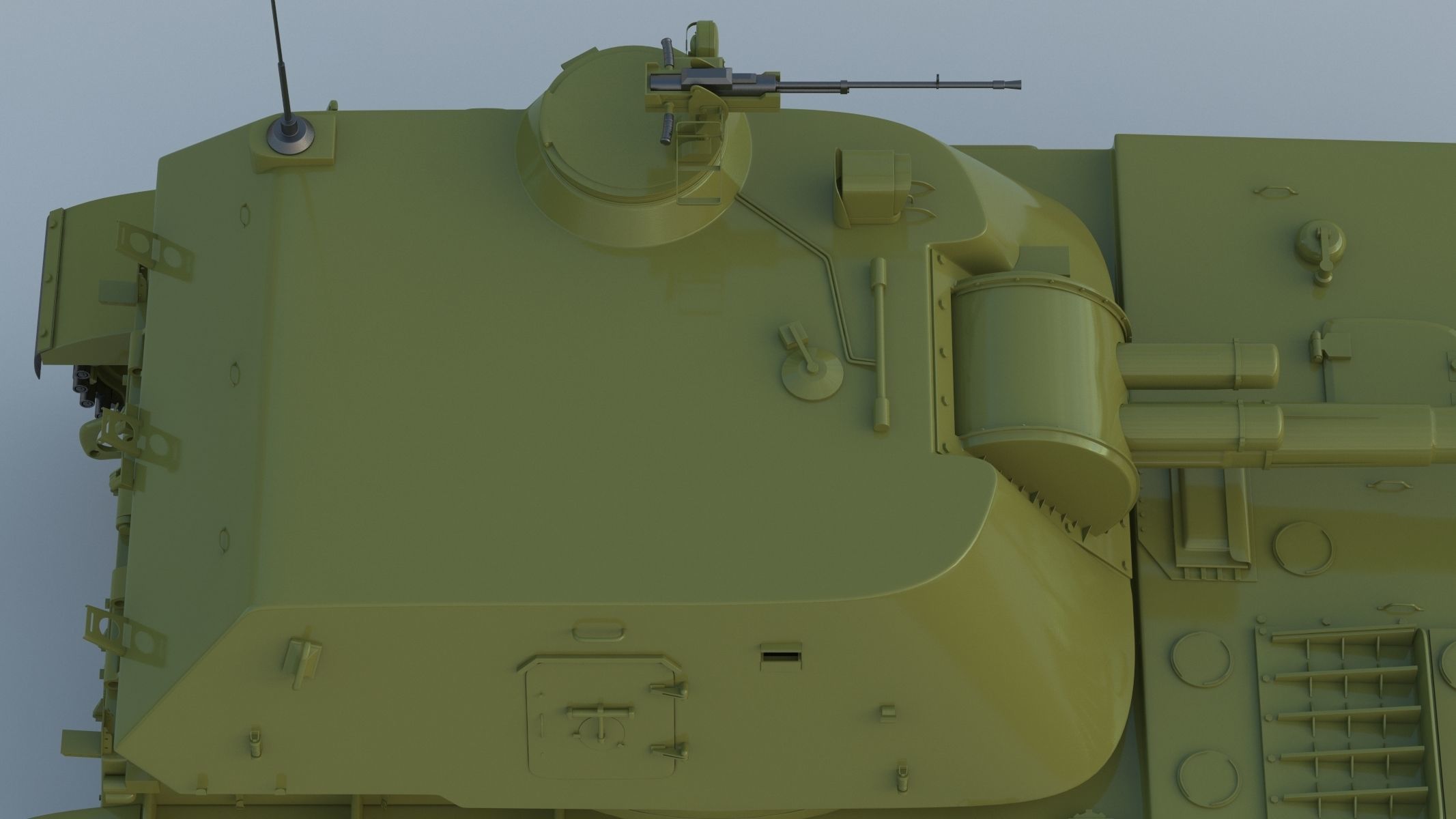 2S3 Akatsiya 3D model_19