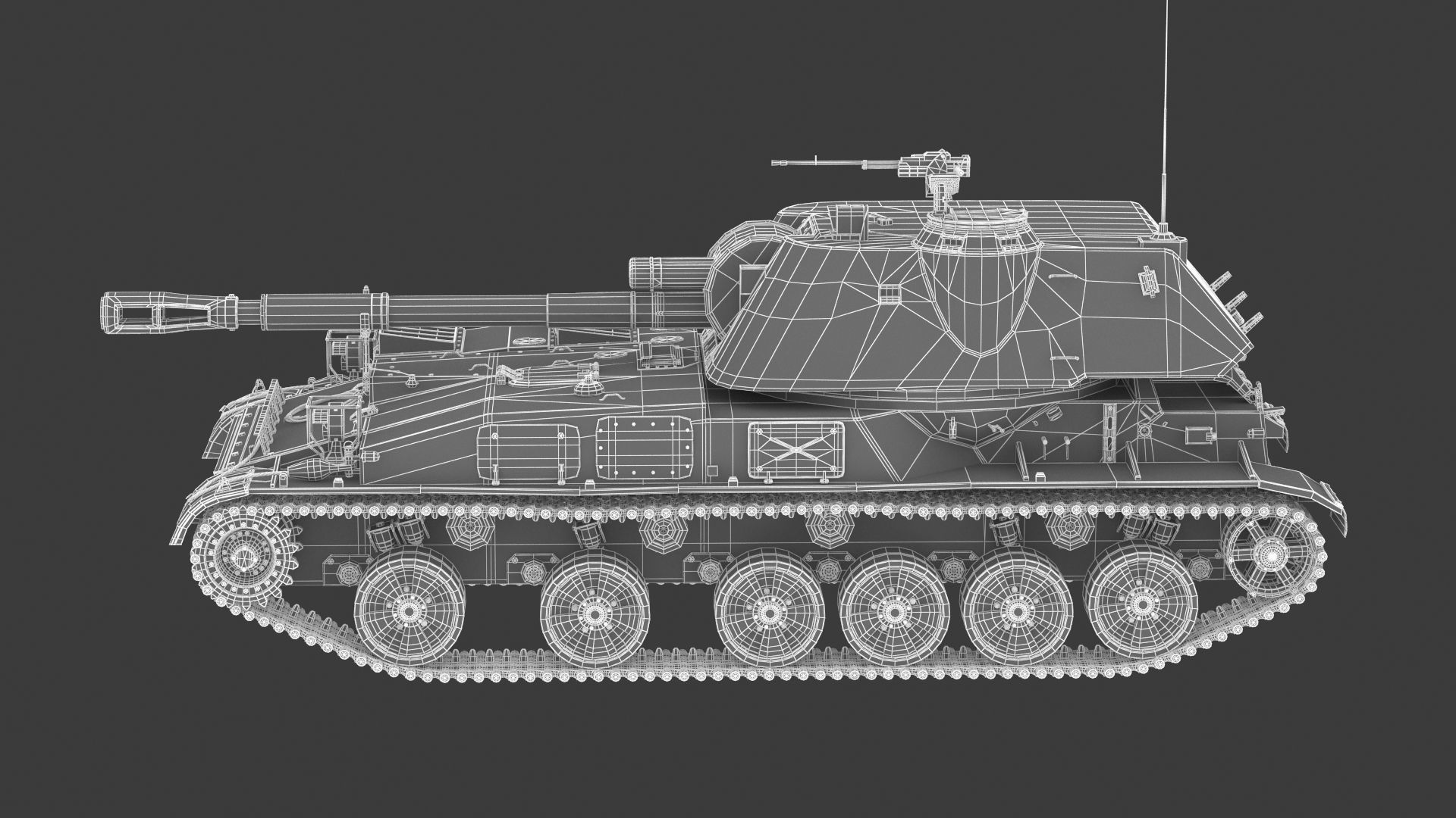 2S3 Akatsiya 3D model_27