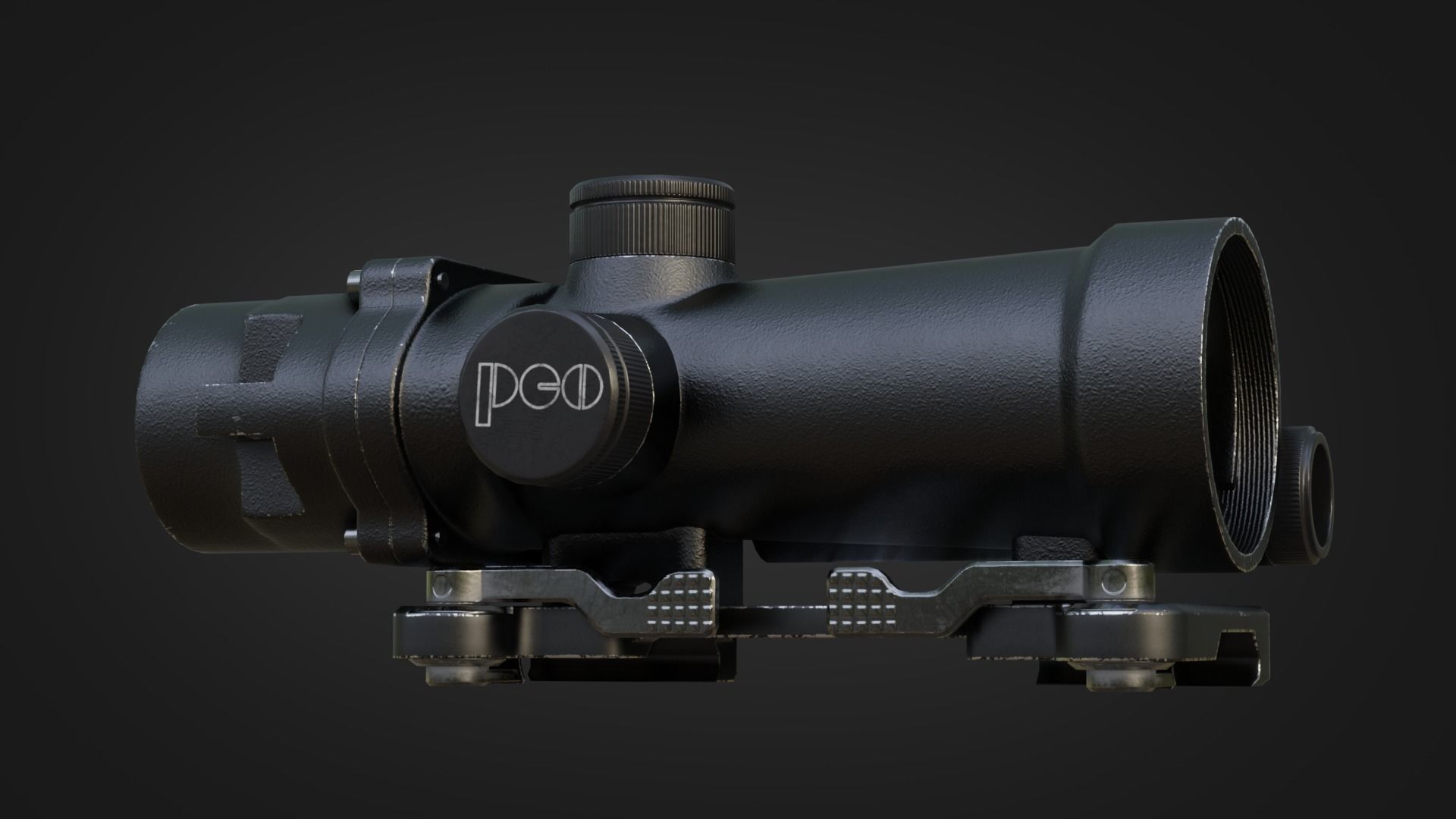DCM-1 Szafir Scope Low-poly 3D model_1