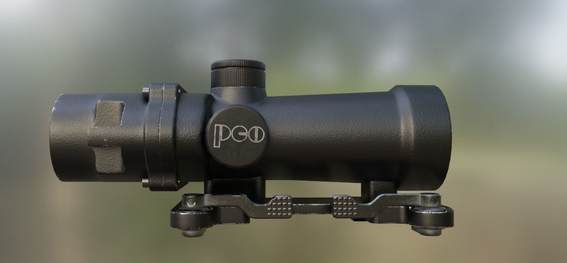 DCM-1 Szafir Scope Low-poly 3D model_4