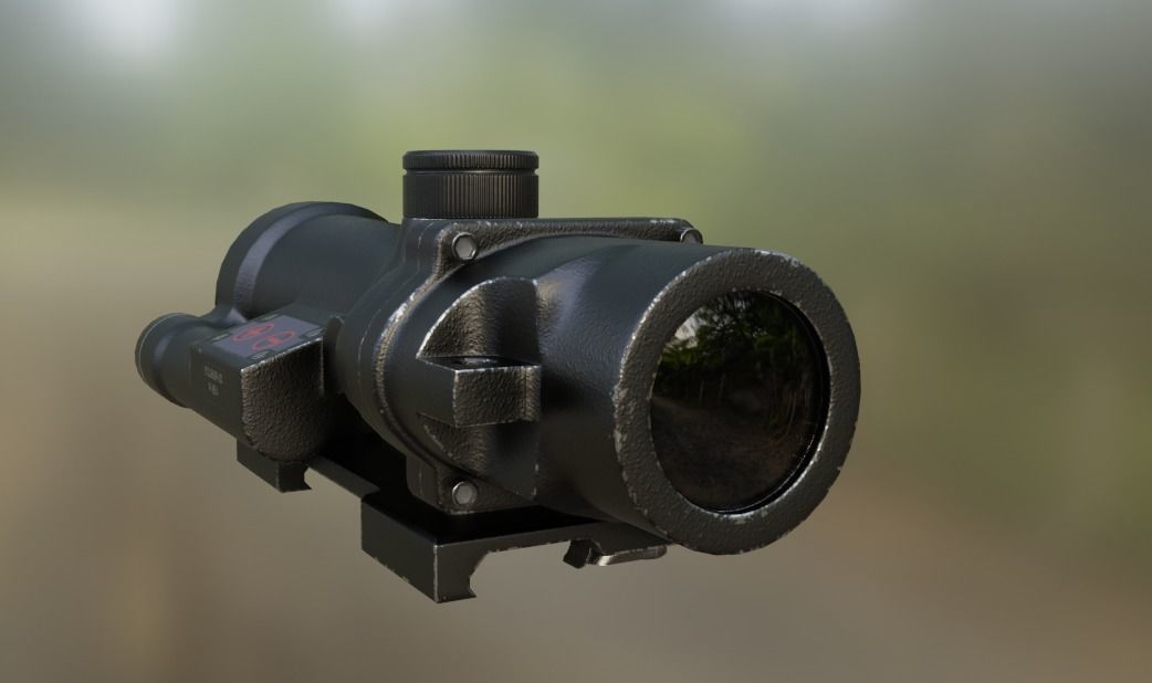 DCM-1 Szafir Scope Low-poly 3D model_3