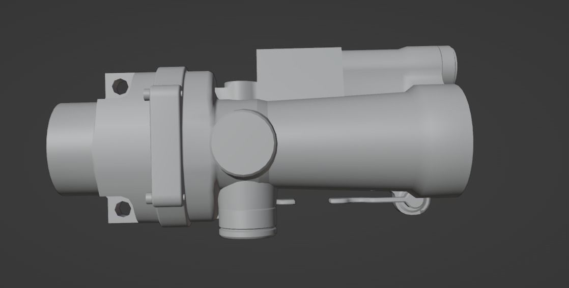 DCM-1 Szafir Scope Low-poly 3D model_7