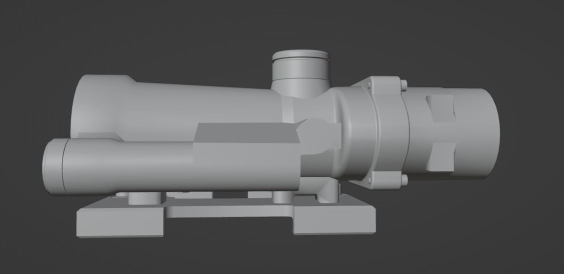 DCM-1 Szafir Scope Low-poly 3D model_5