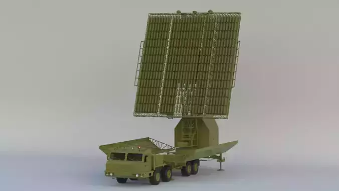 55Zh6ME Nebo M RLM-DE L-Band Radar System 3D model