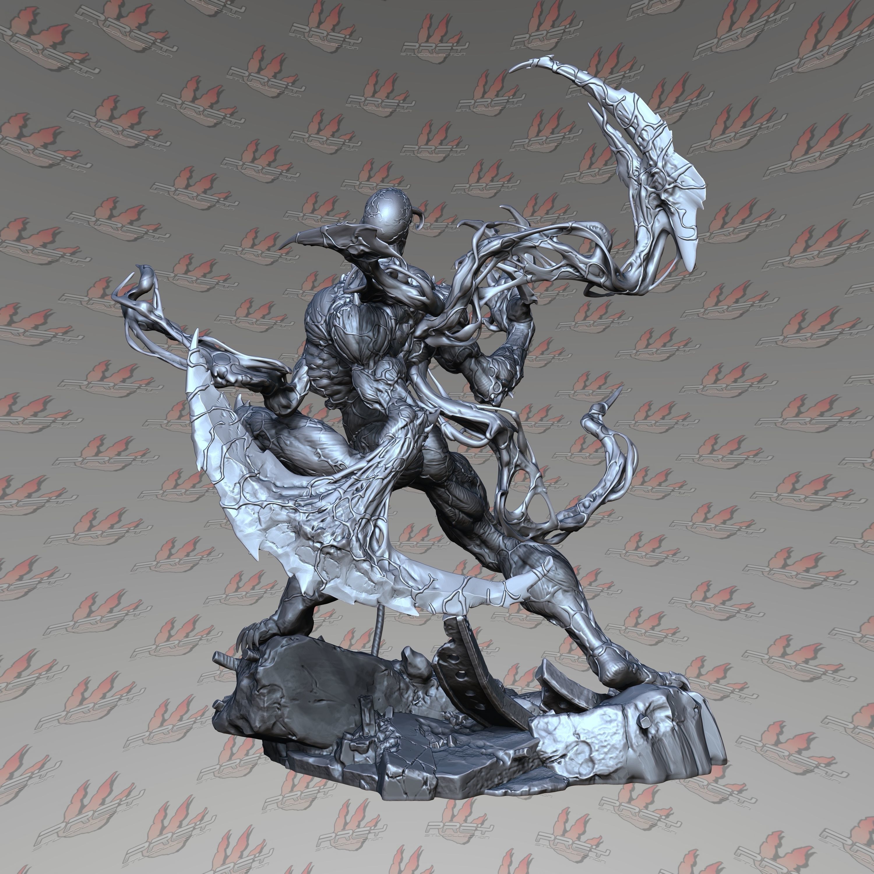 Carnage 32mm 3D print model_4