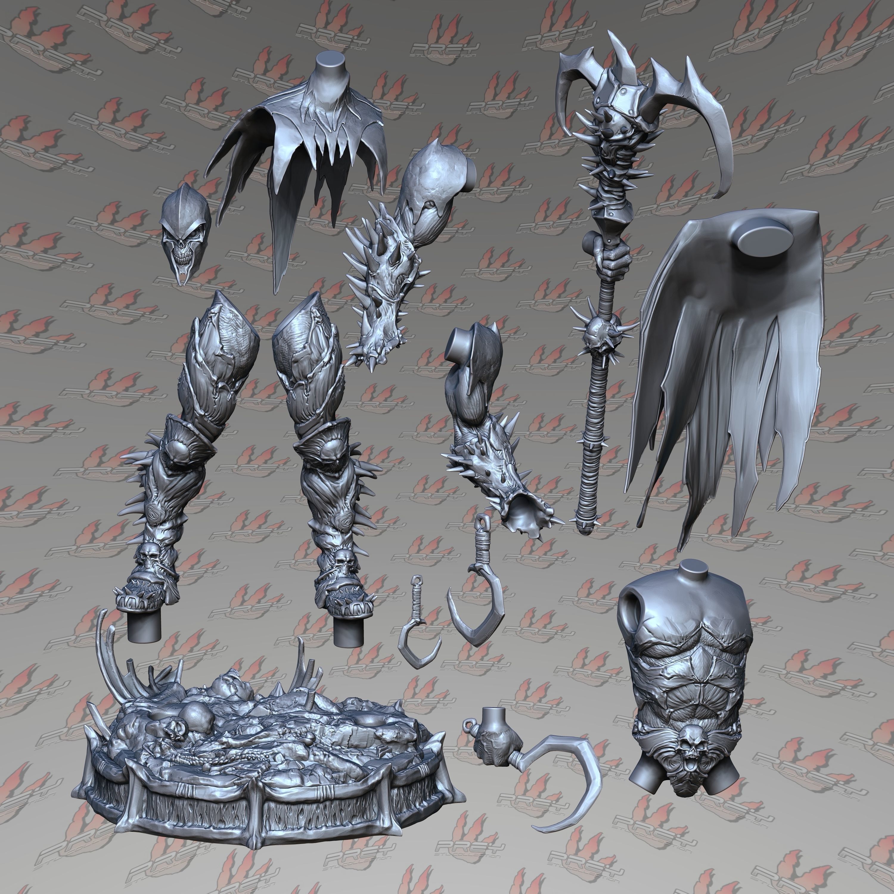 Raven Spawn 1-24 3D print model_7