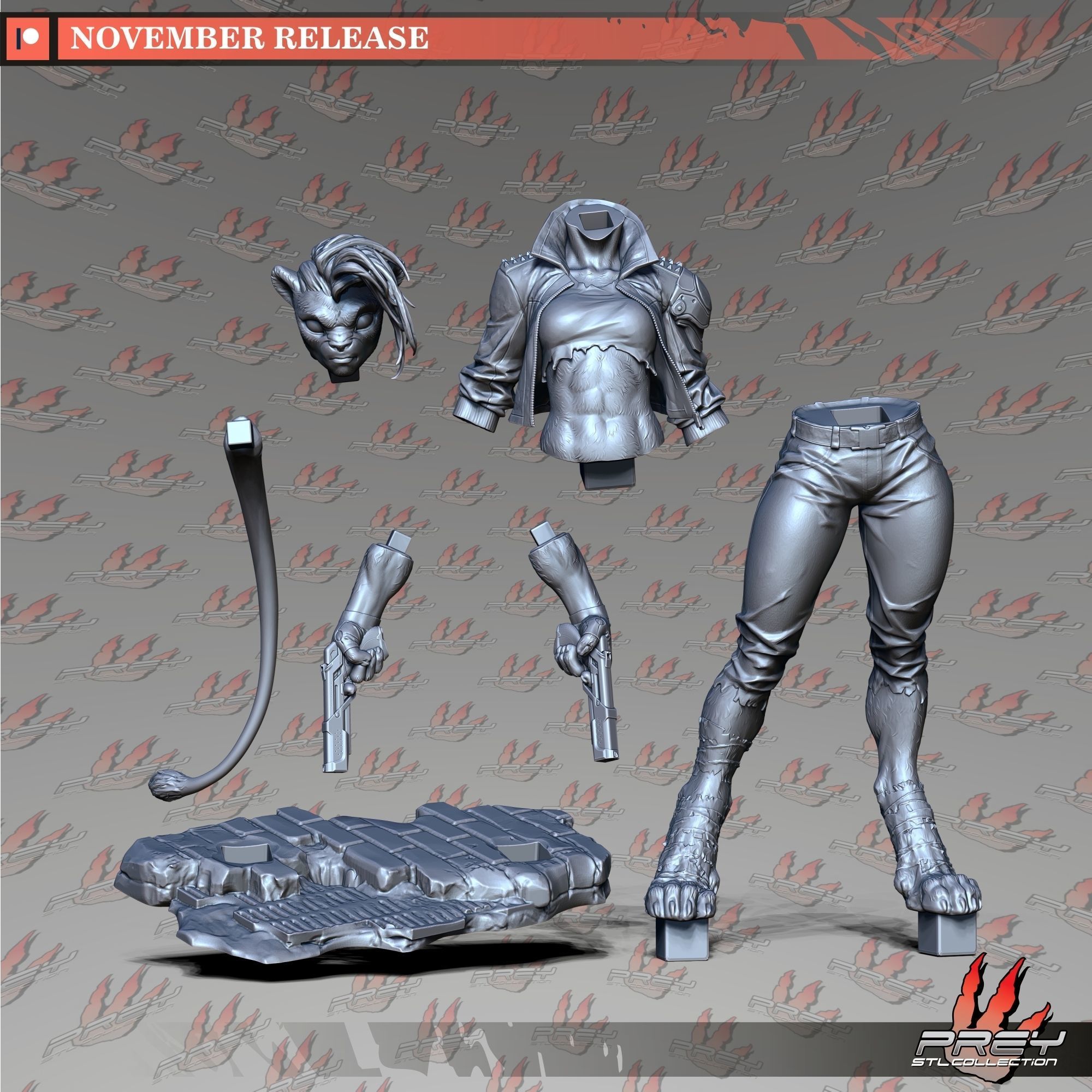 Sally Pride 1-24 3D print model_7