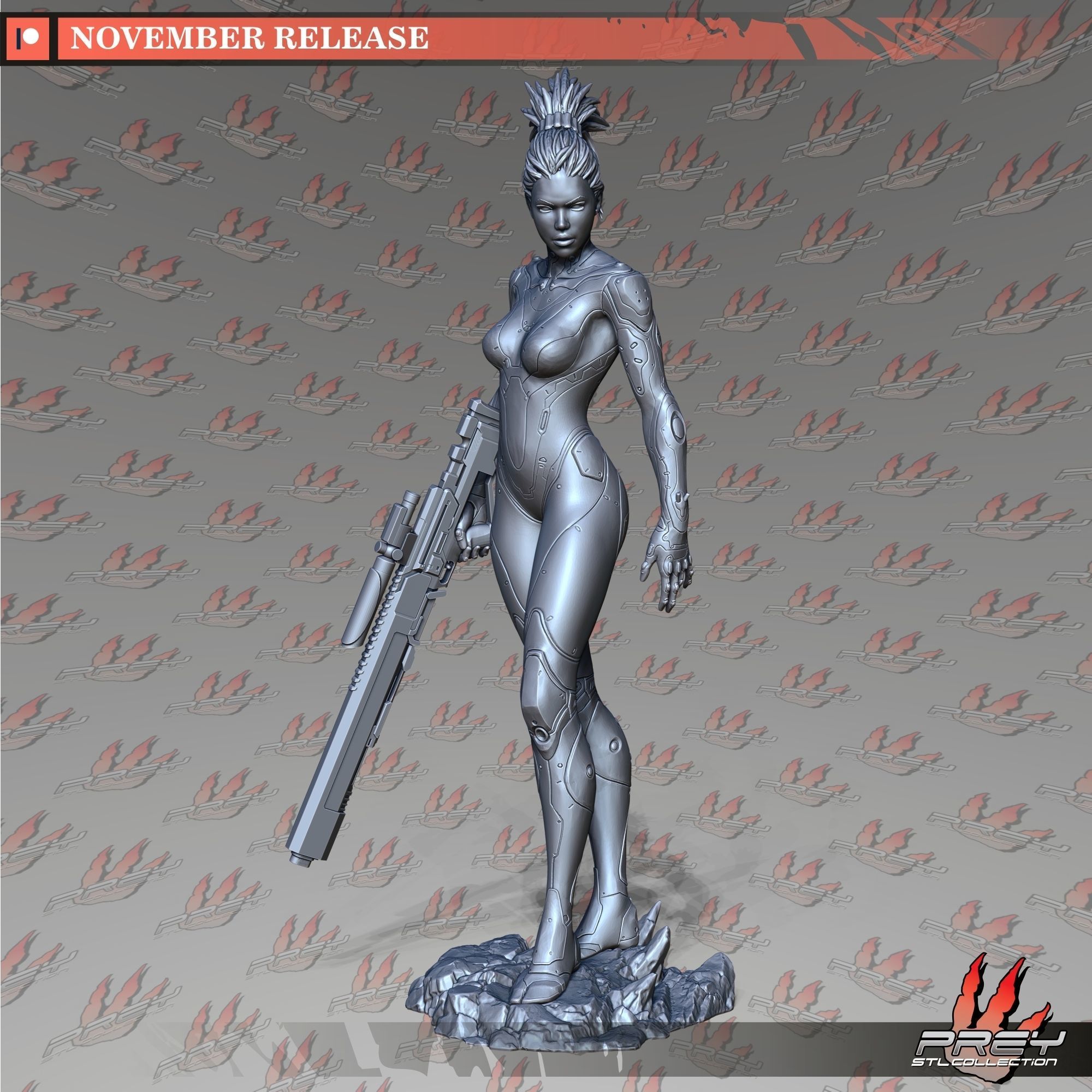 Sarah Kerrigan 1-10 3D print model_1