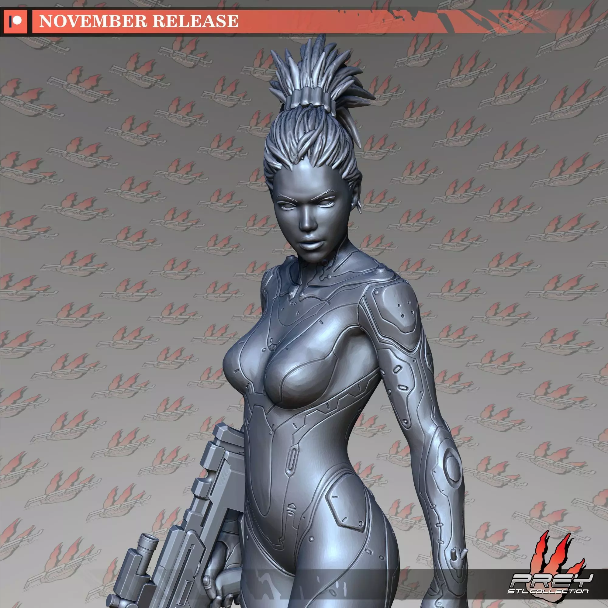 Sarah Kerrigan 32mm 3D print model_0