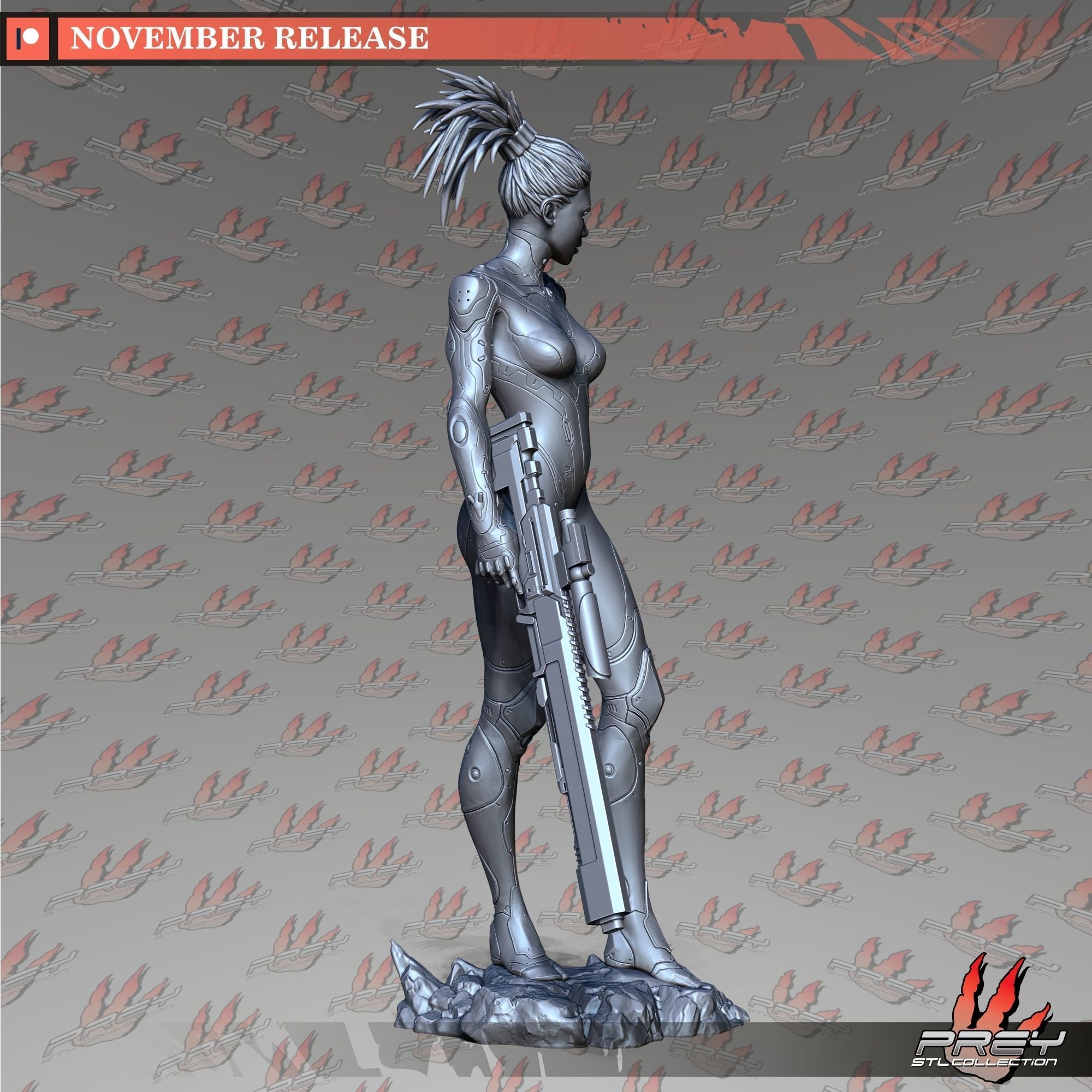 Sarah Kerrigan 32mm 3D print model_3