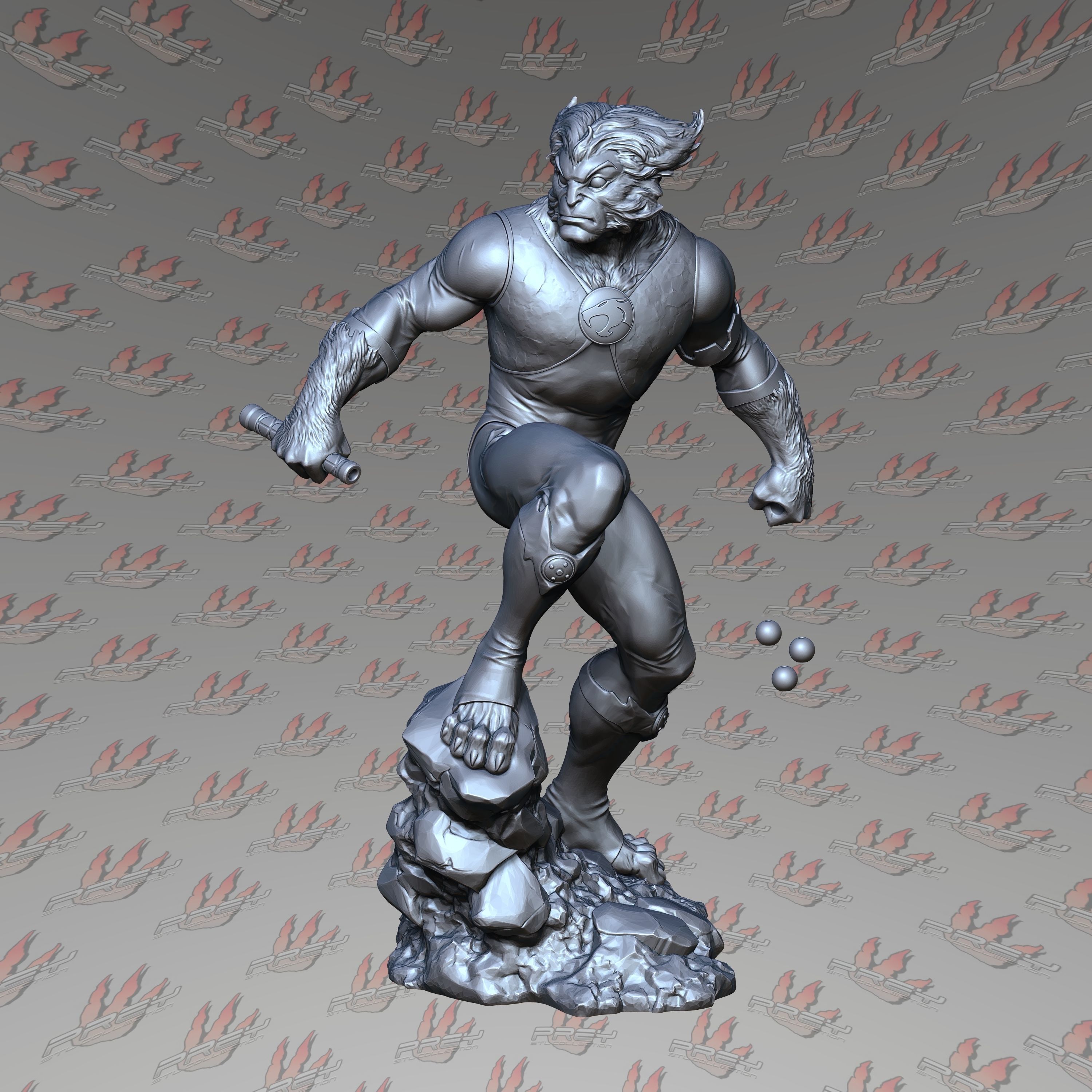 Tygra 32mm 3D print model_6