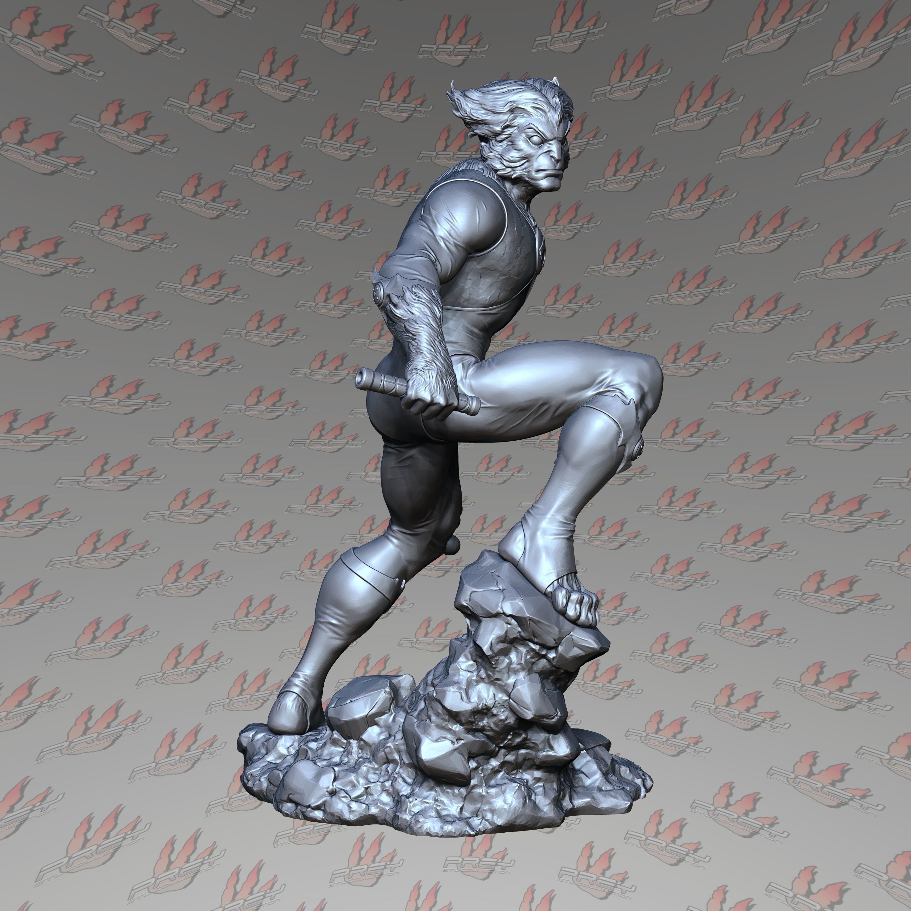 Tygra 32mm 3D print model_2