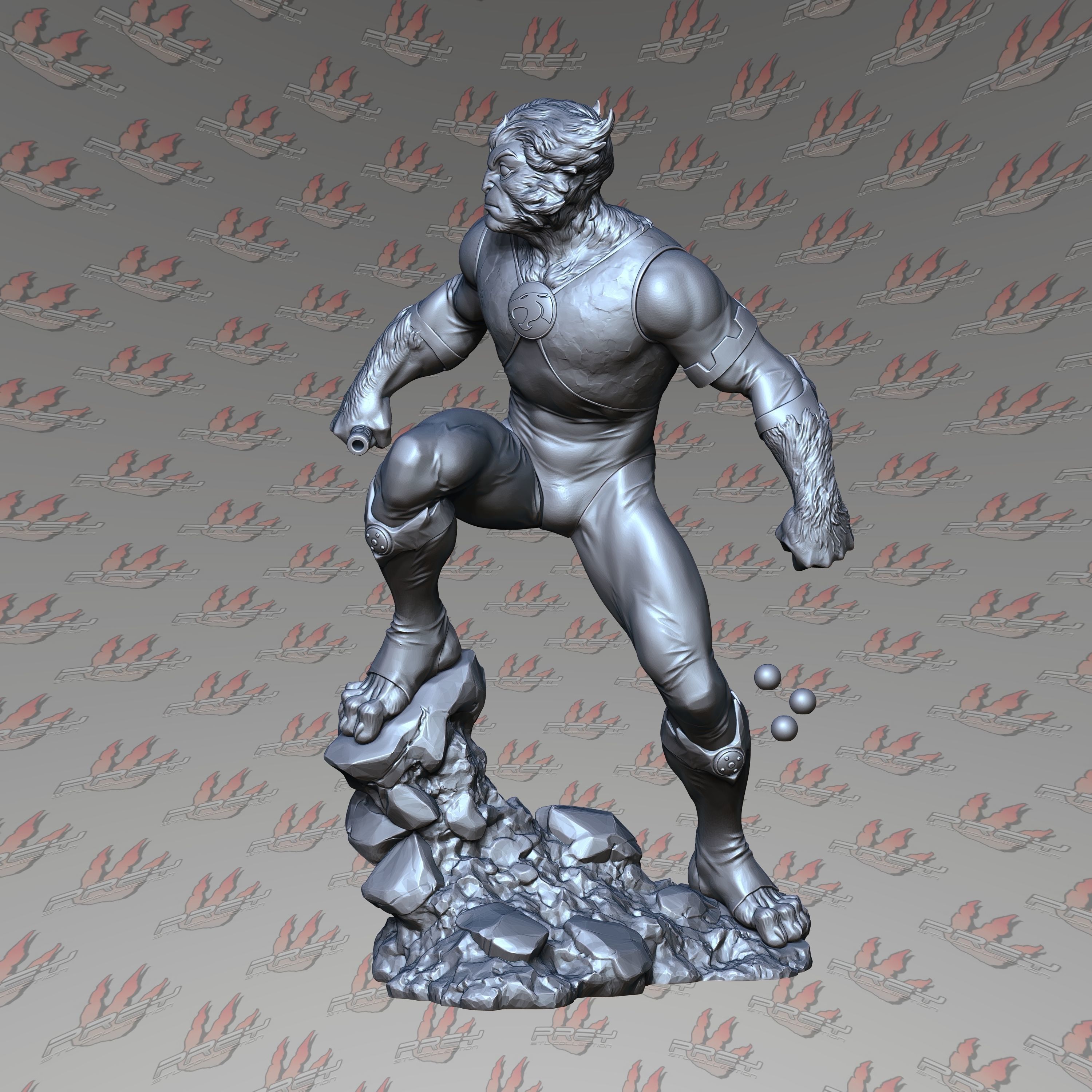 Tygra 32mm 3D print model_5