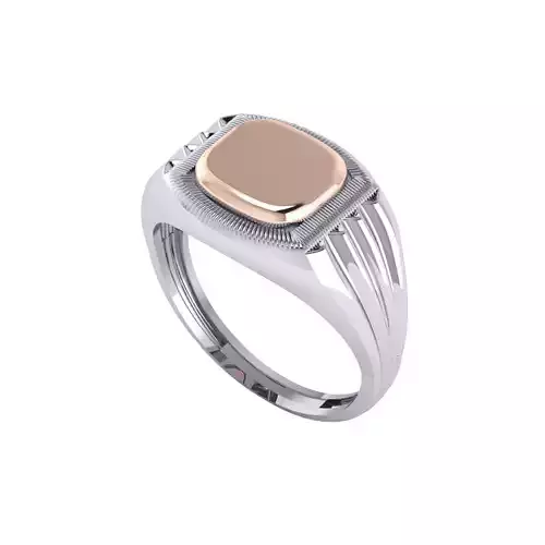 Man ring 3D printable for gold and silver