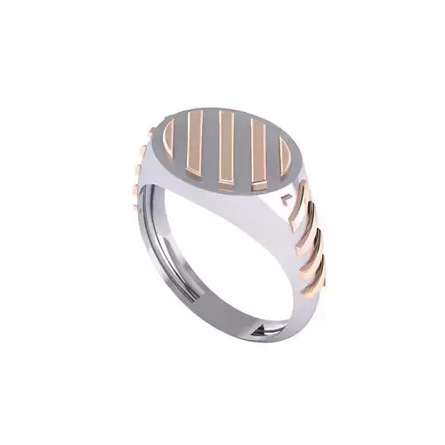 Man ring 3D printable for gold and silver