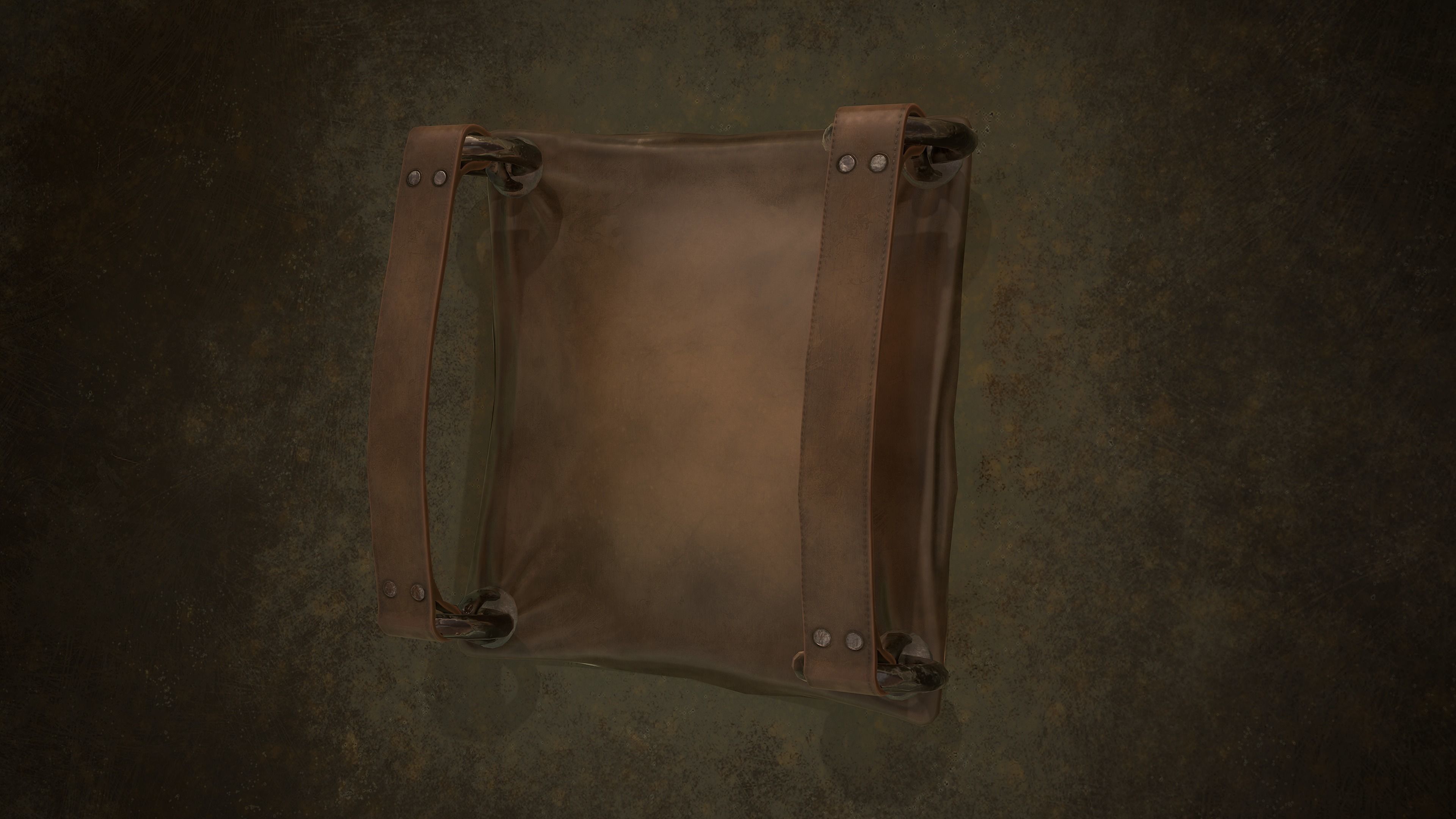 Indian style Dhal Shield - Low Poly Low-poly 3D model_6