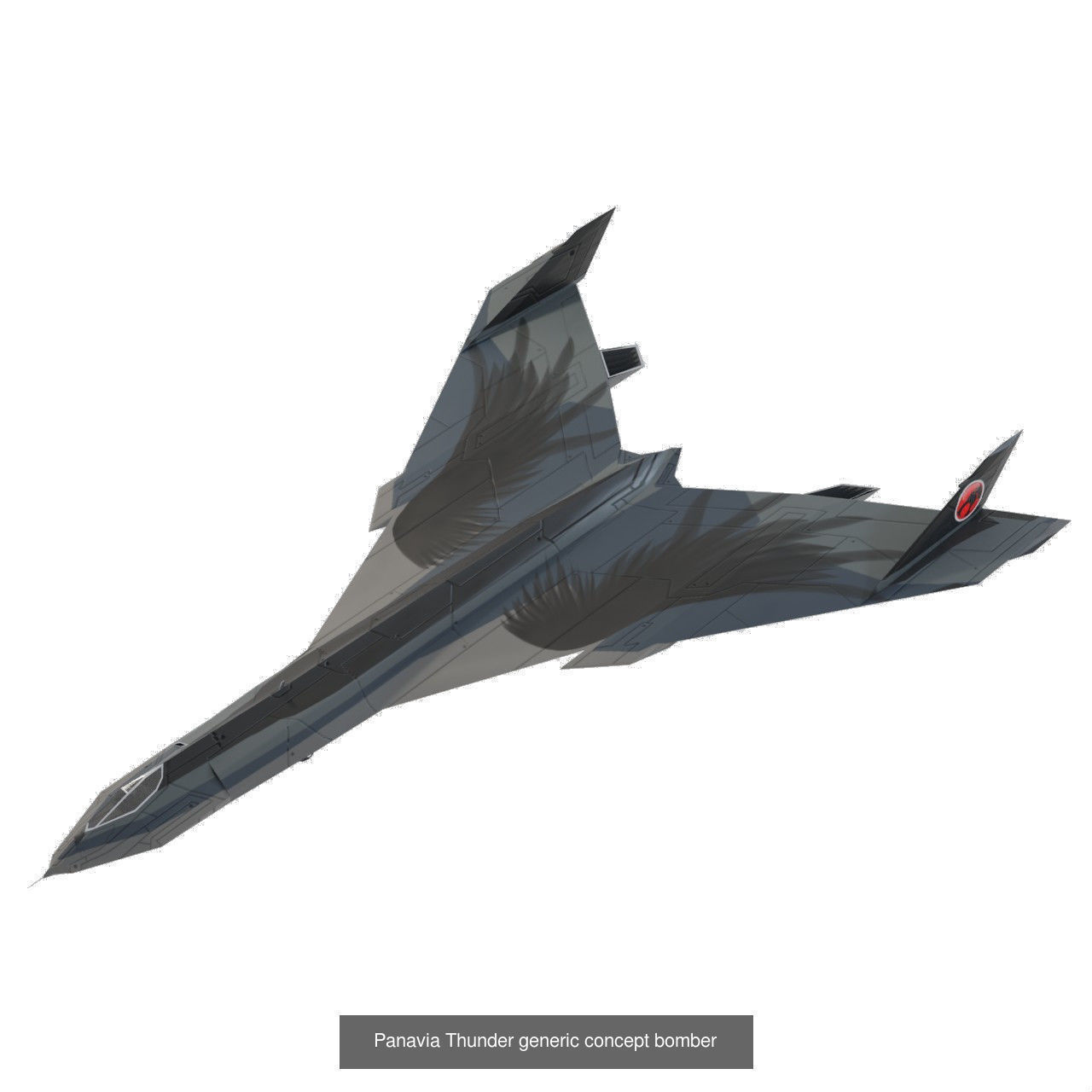 Concept generic future aircraft set - 24 airplanes 3D Model Collection_14