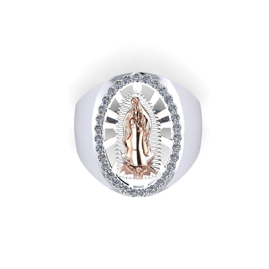 Man ring 3D printable for gold and silver 3D print model_1