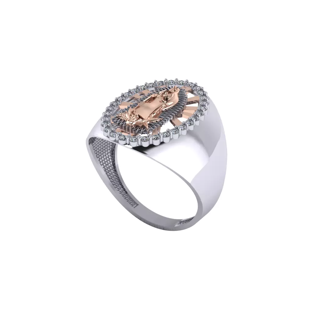 Man ring 3D printable for gold and silver 3D print model_0