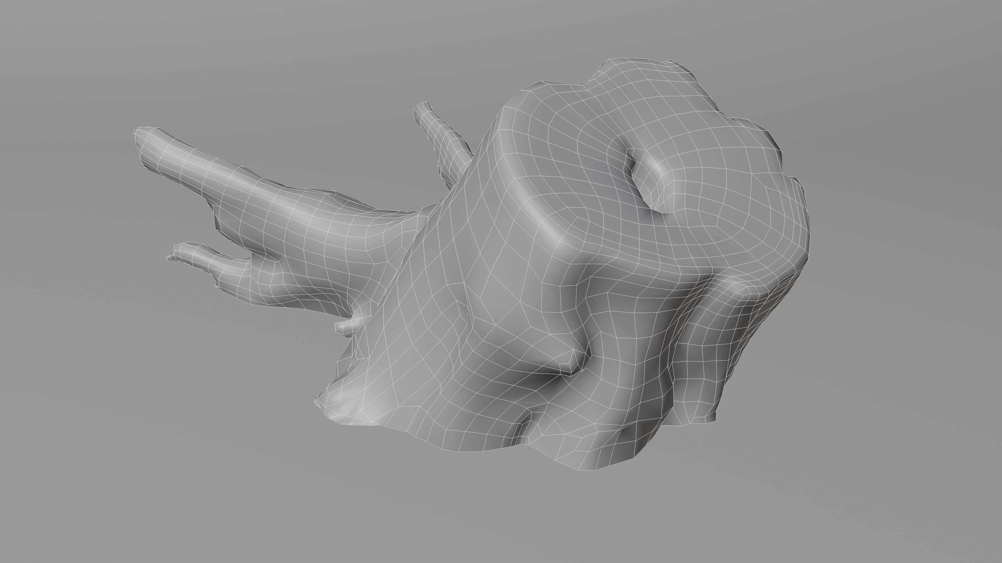 Tree Stump 005 Photoscan PBR Game Ready Low-poly 3D model_26