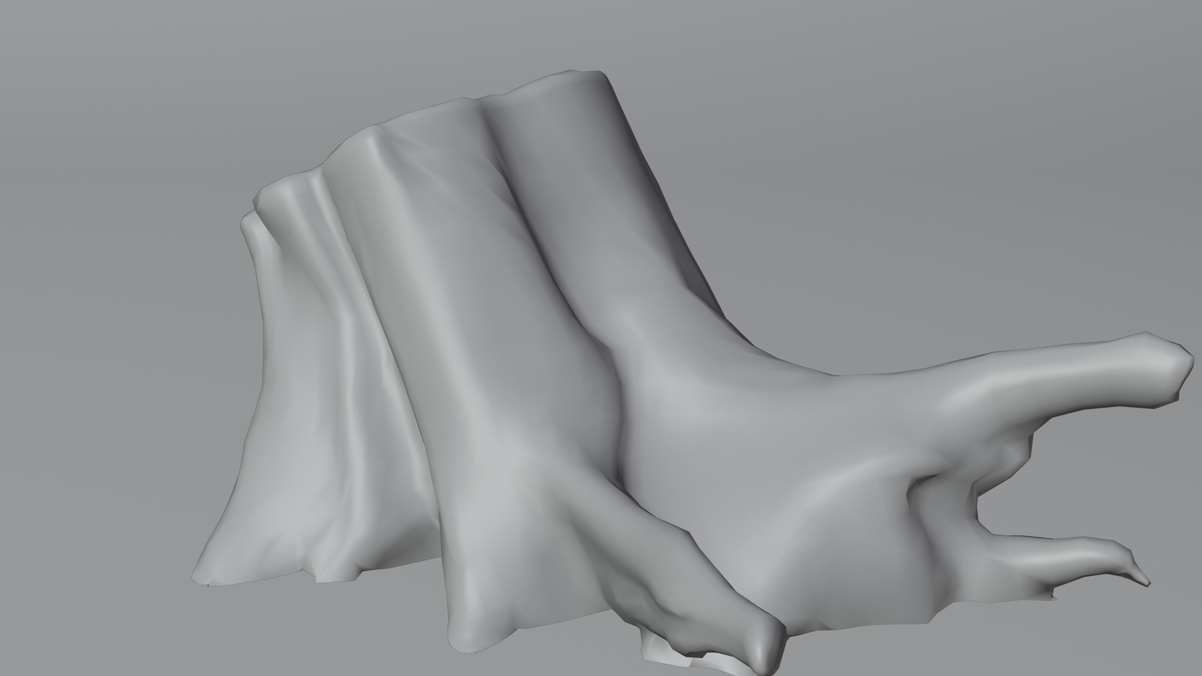 Tree Stump 005 Photoscan PBR Game Ready Low-poly 3D model_13