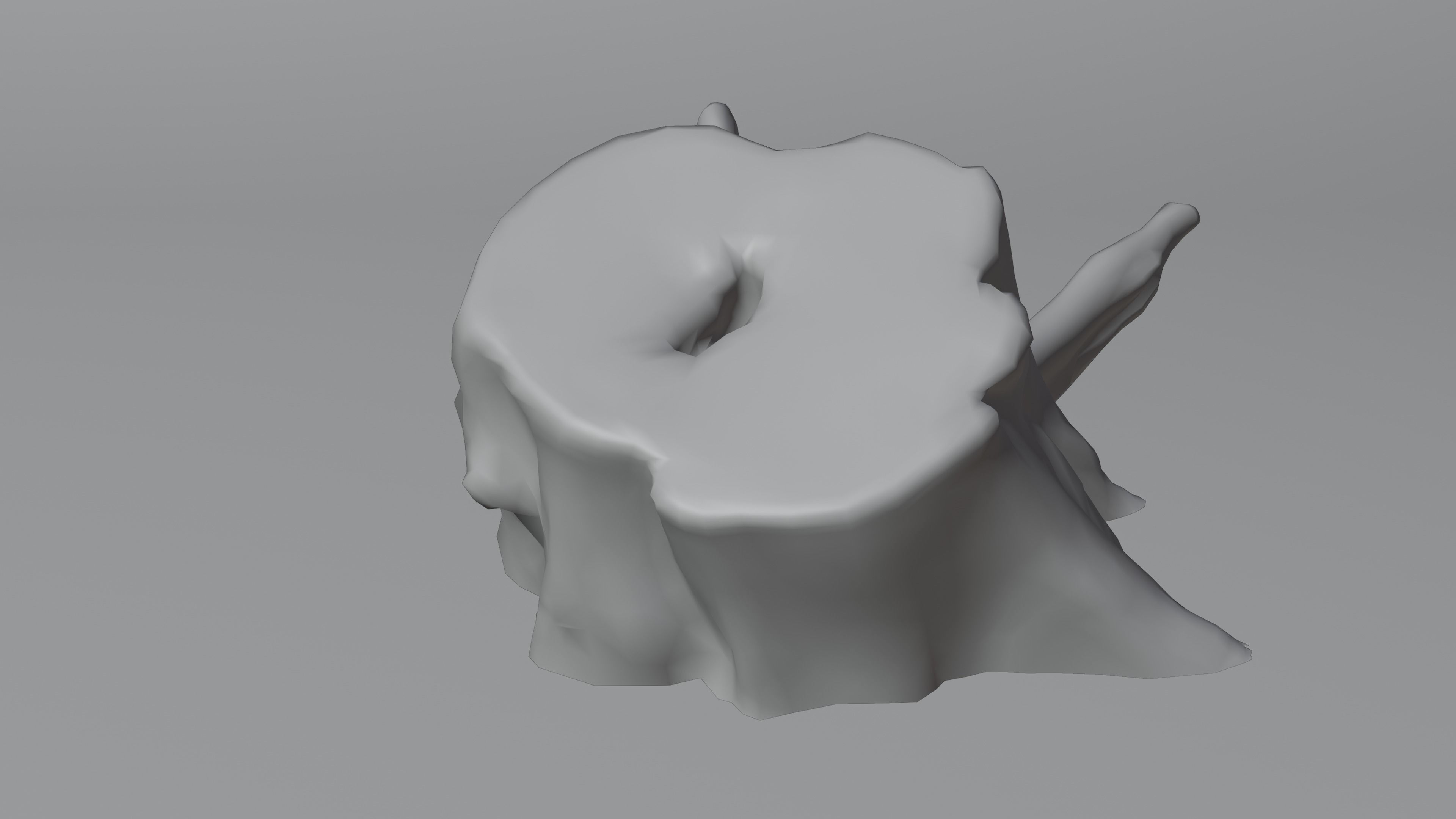 Tree Stump 005 Photoscan PBR Game Ready Low-poly 3D model_21