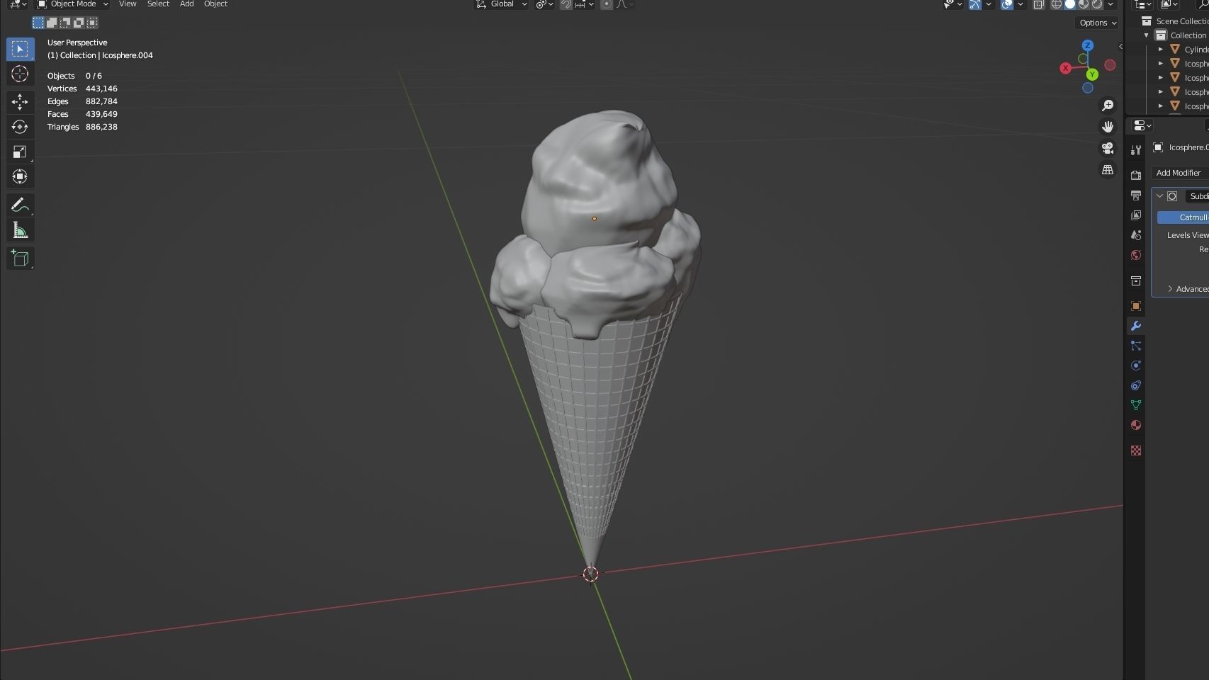 ICE CREAM 3D model_2