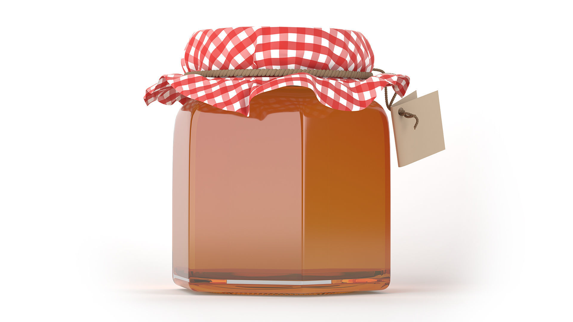 Honey Jar 3D model_4