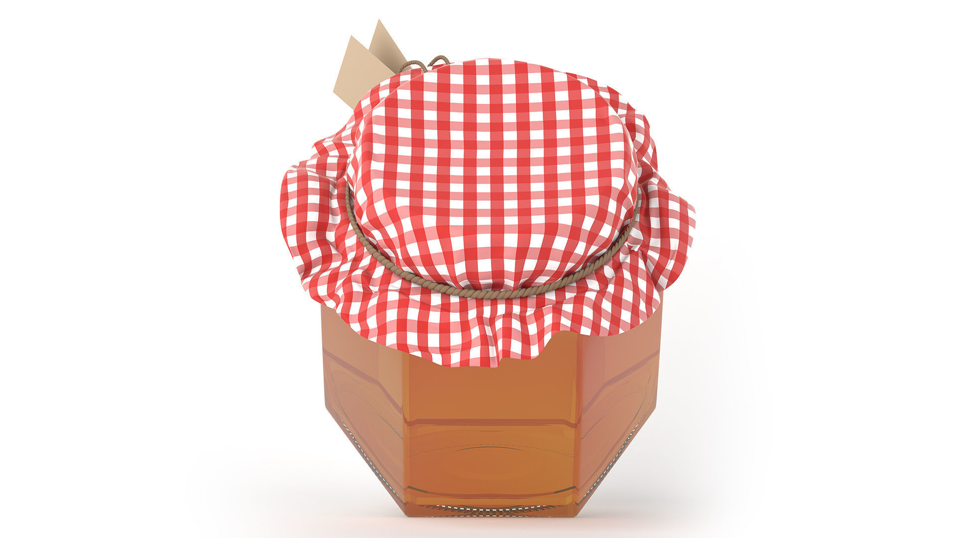 Honey Jar 3D model_2