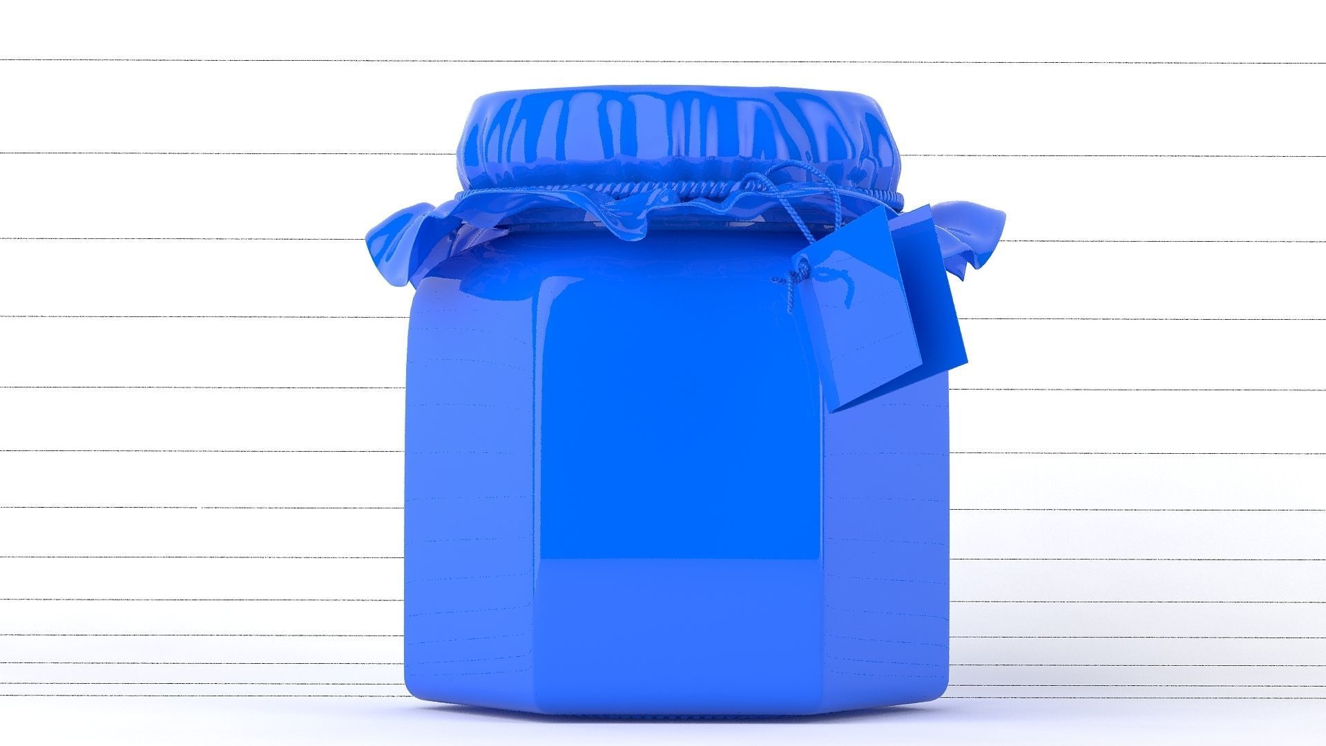 Honey Jar 3D model_7