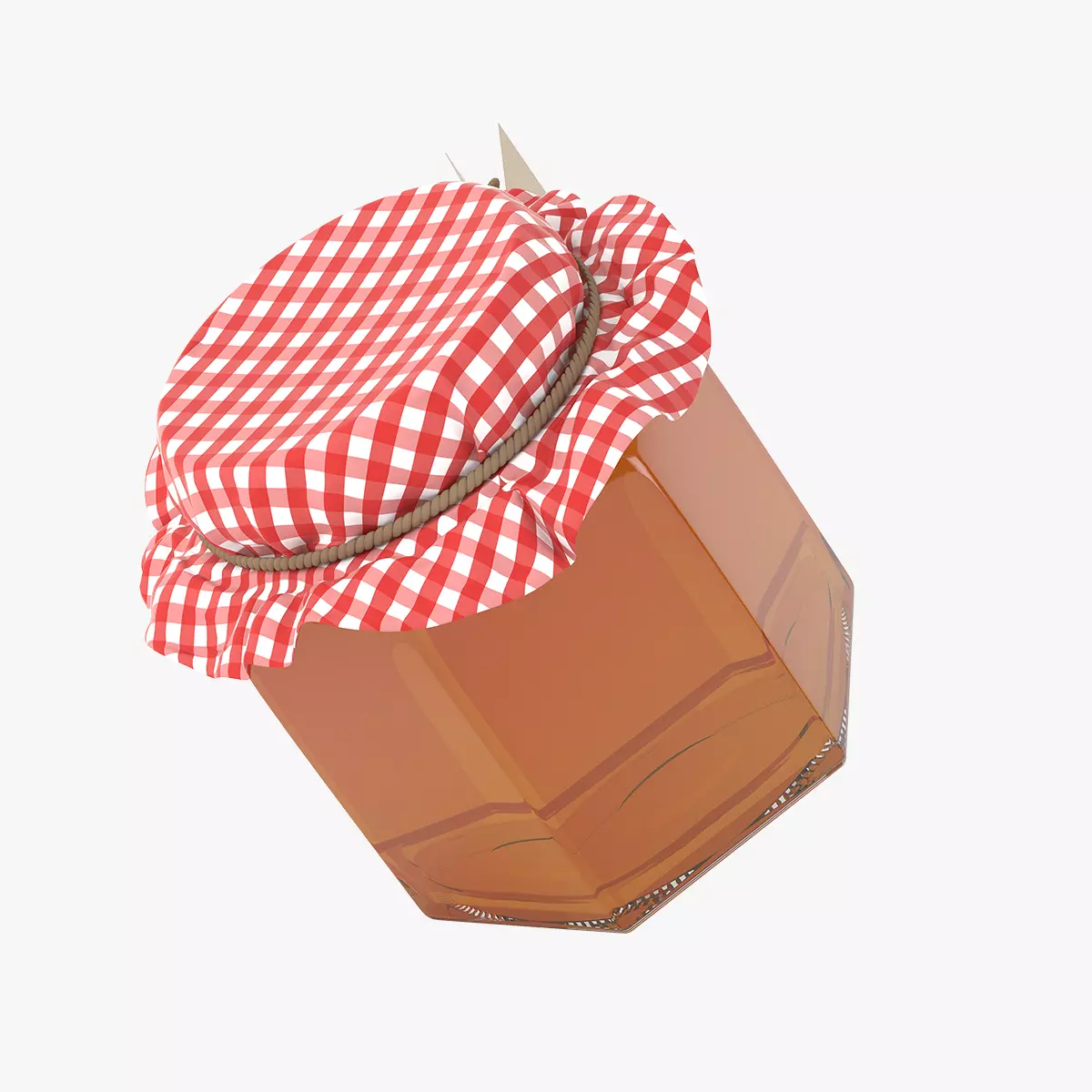 Honey Jar 3D model_0