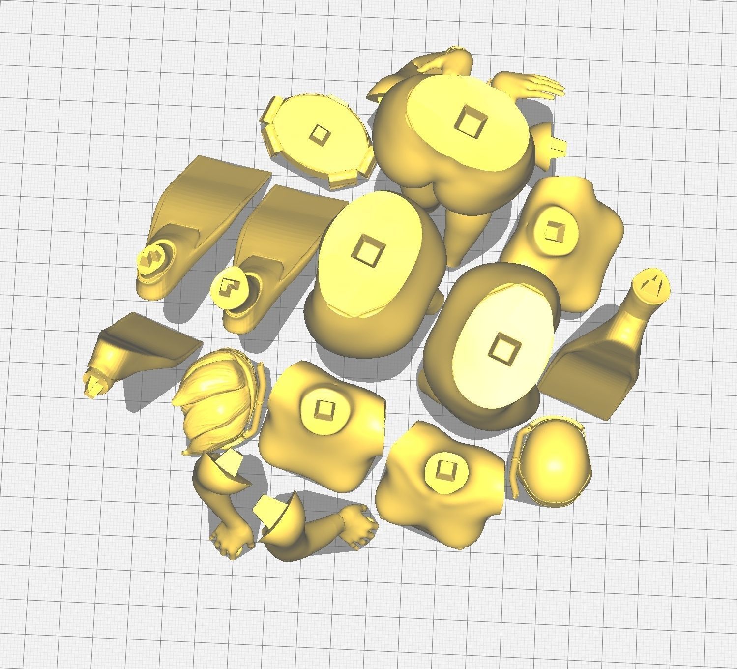 skin scuba8 3D print model_9