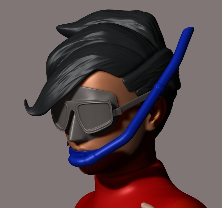 skin scuba8 3D print model_5