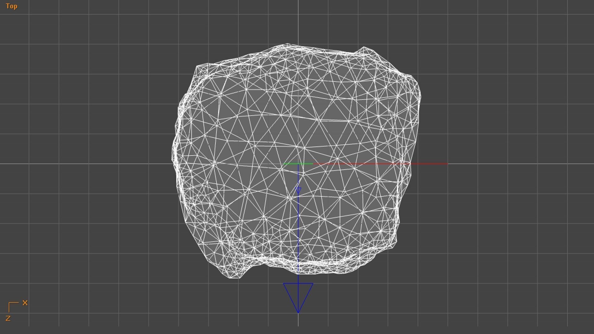 Rock 07 - Dust 1 Low-poly 3D model_9