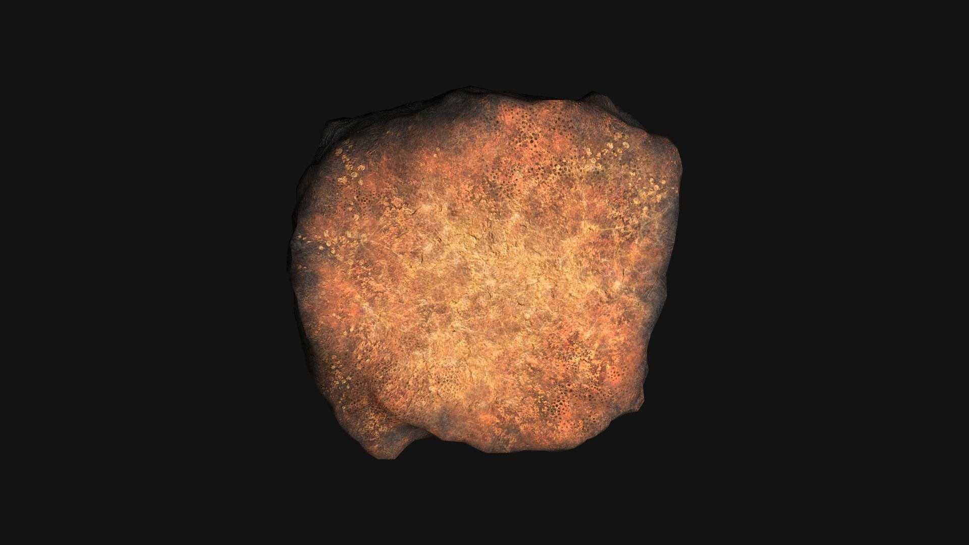 Rock 07 - Dust 1 Low-poly 3D model_7