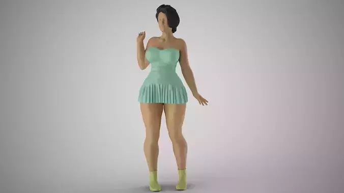 Woman Greeting Her Ex