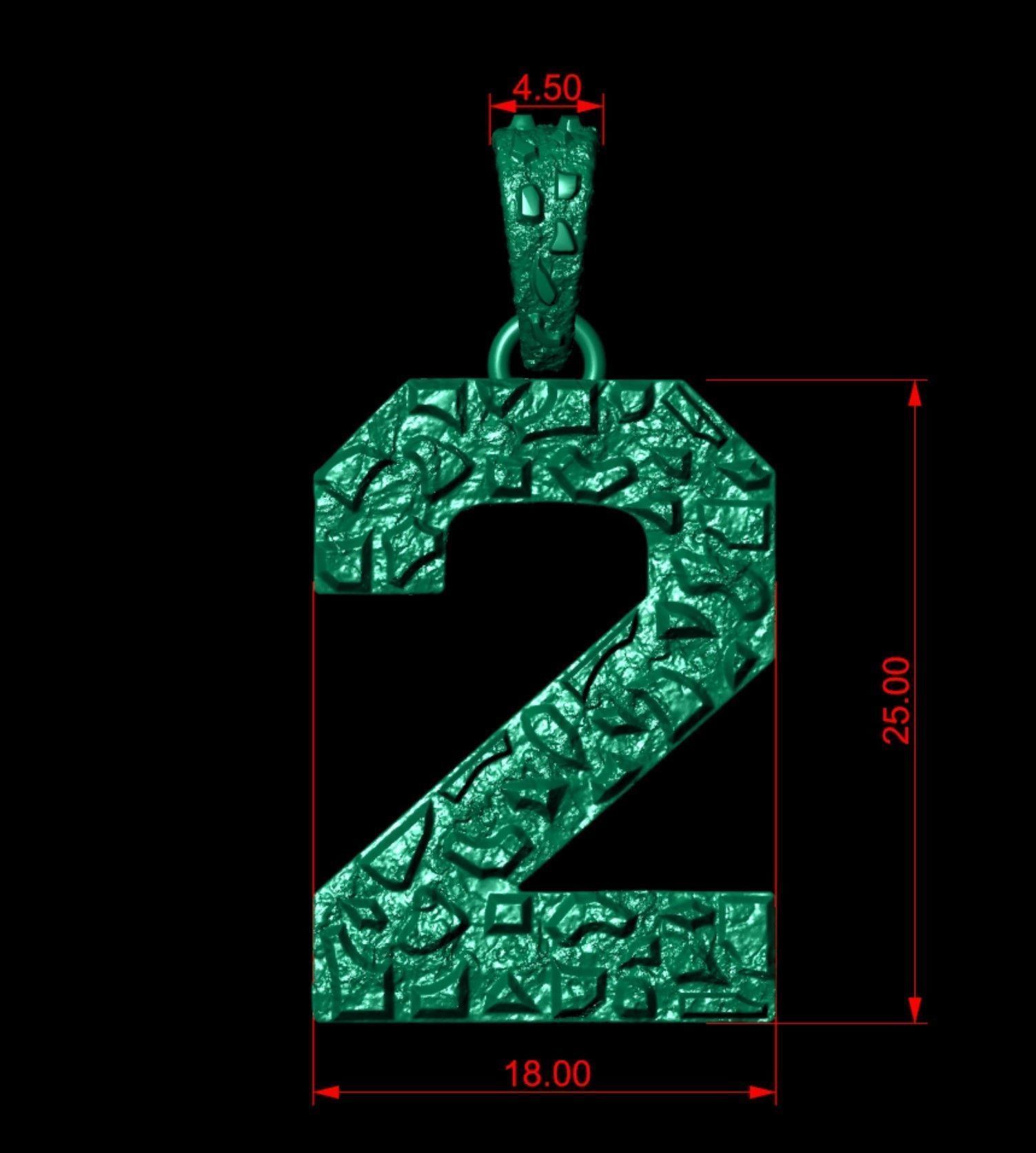 Plain Gold Nugget Number 2 3D print model_3