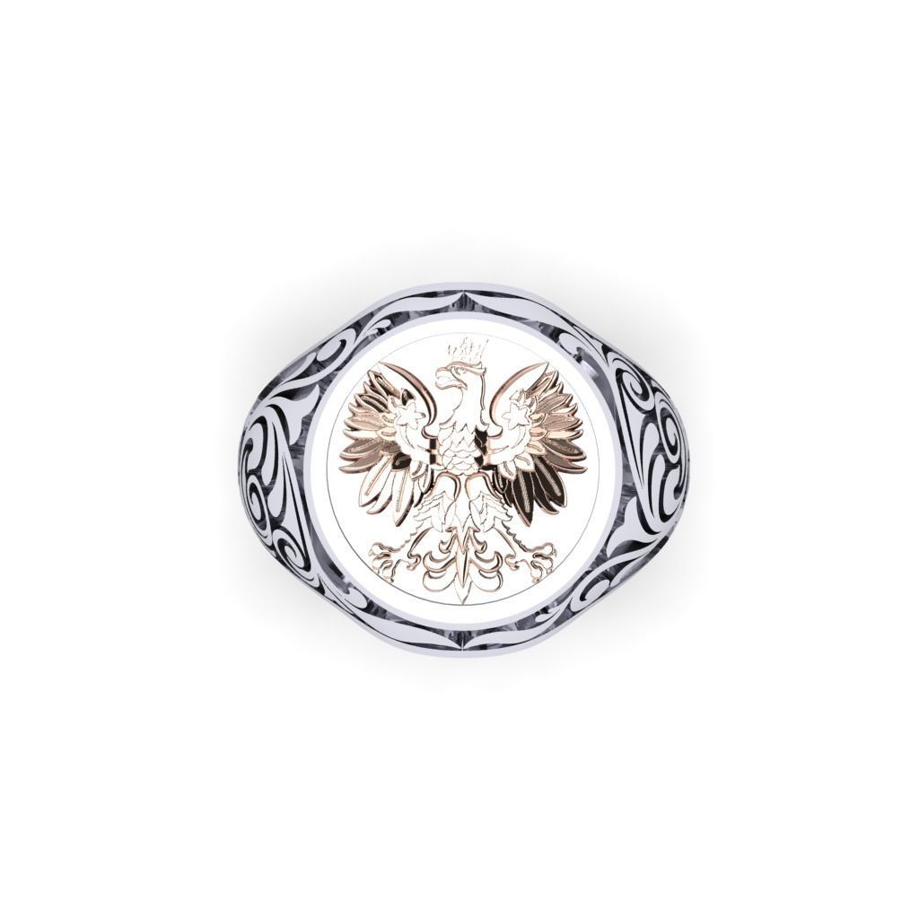 Man ring 3D printable for gold and silver 3D print model_1