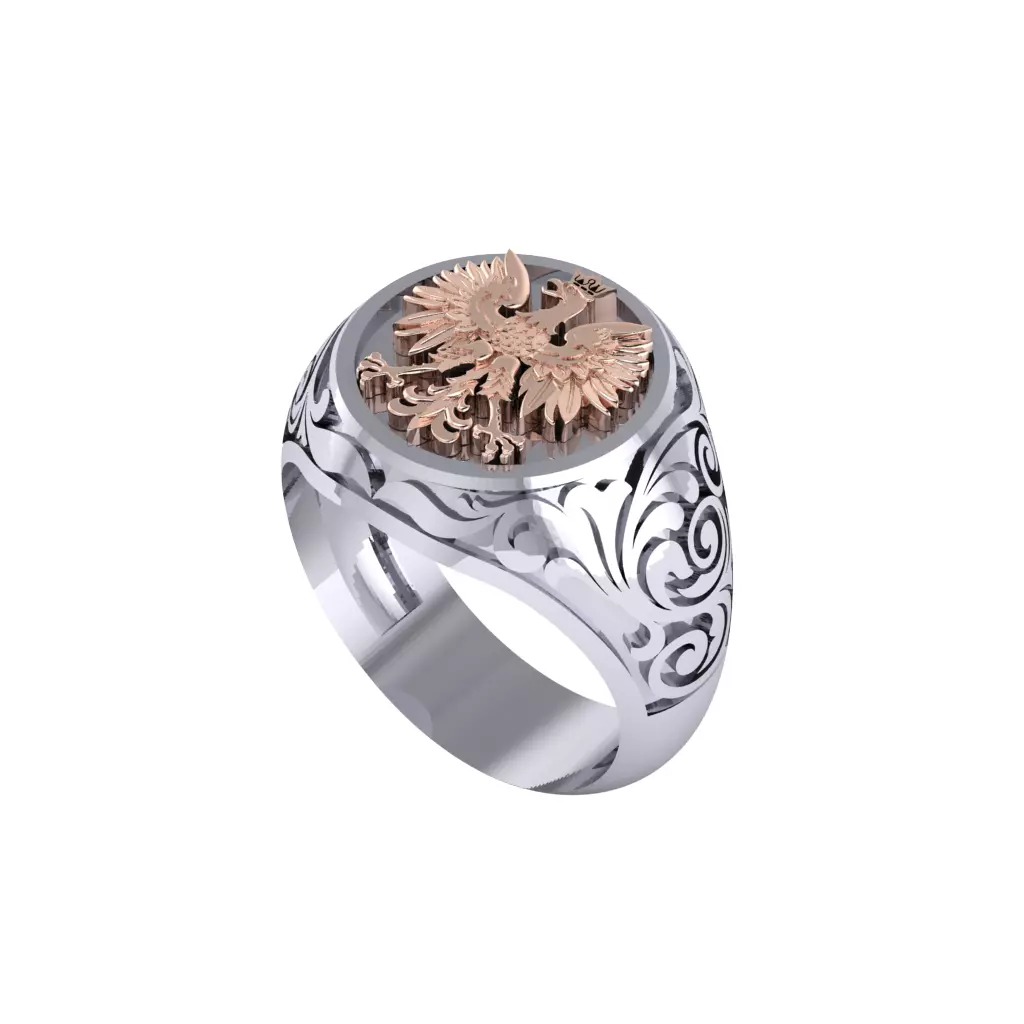 Man ring 3D printable for gold and silver 3D print model_0