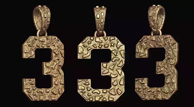 Plain Gold Nugget Number 3