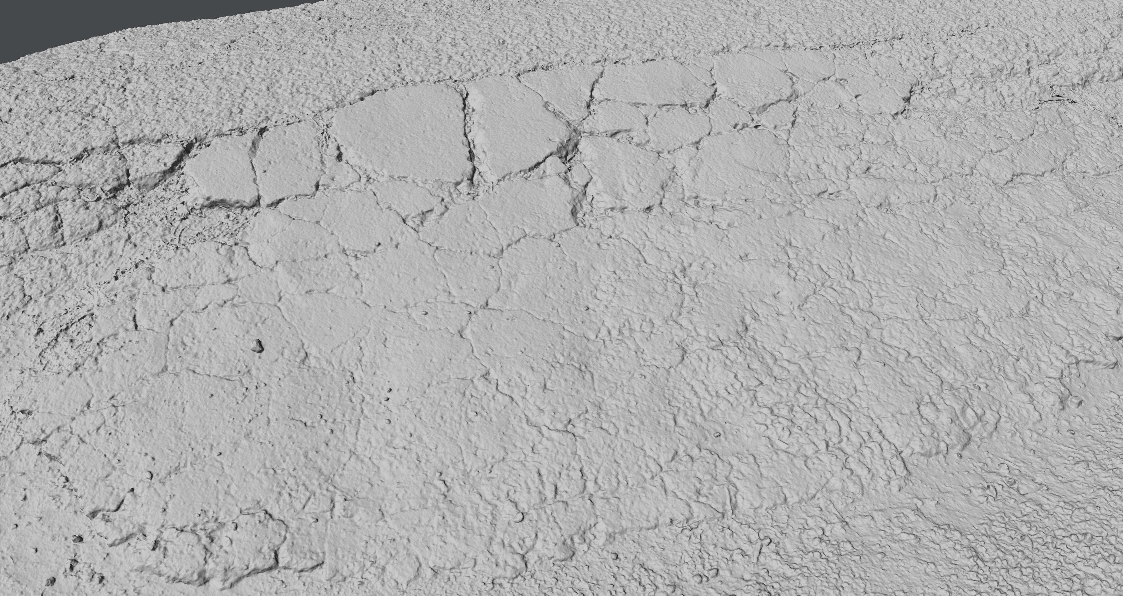 Roadcracks03 asphalt texture - asphalt texture 3D model_9