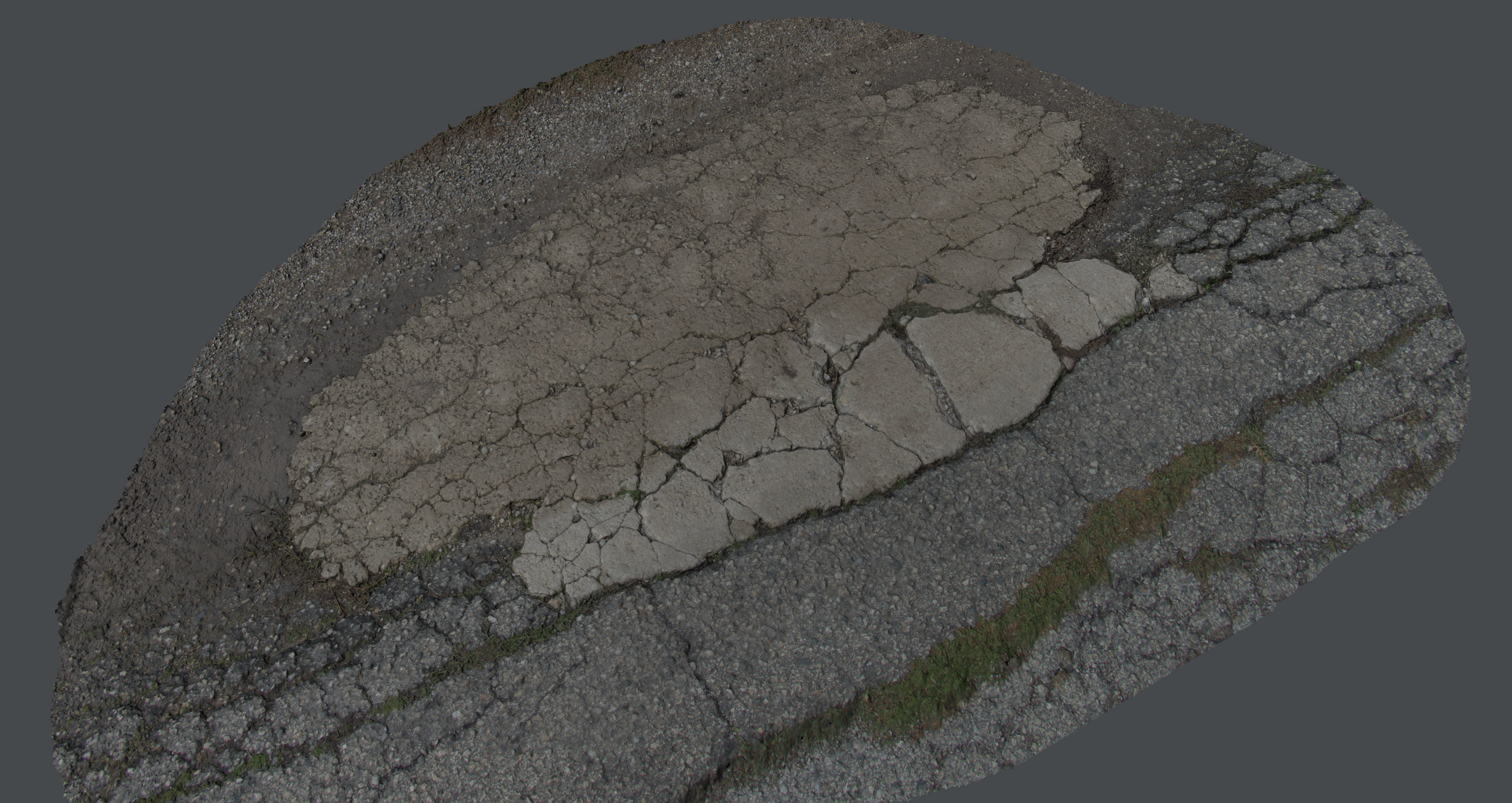 Roadcracks03 asphalt texture - asphalt texture 3D model_11