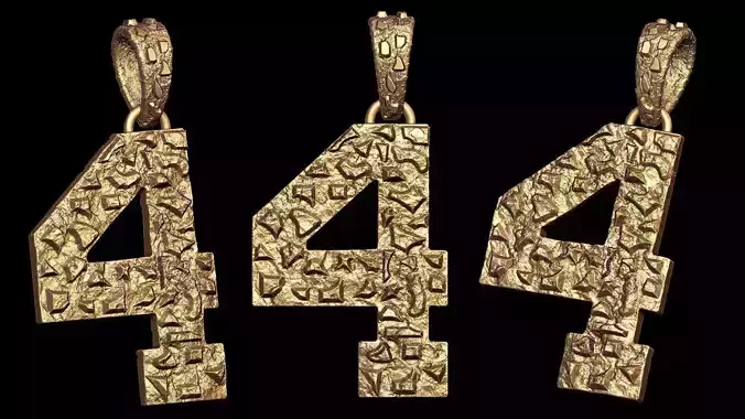 Plain Gold Nugget Number 4